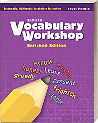 Vocabulary Workshop, Enriched Edition Student Edition Level Purple, Grade 2 