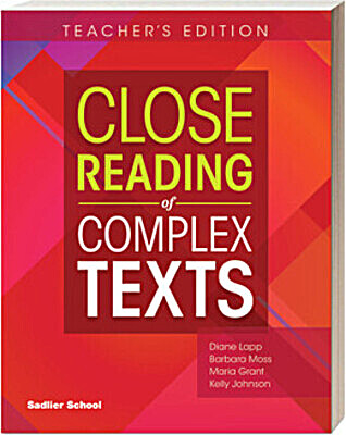 Close Reading of Complex Texts Teacher's Edition Grade 6