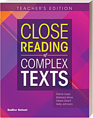 Close Reading of Complex Texts Teacher's Edition Grade 7