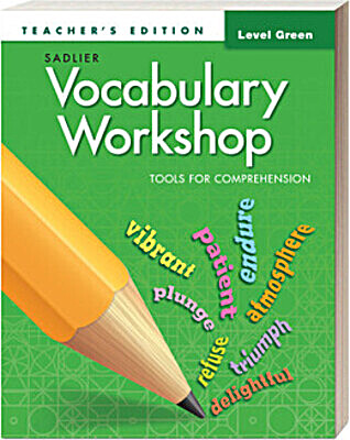 Vocabulary Workshop Teacher's Edition Level Green, Grade 3