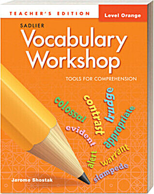 Vocabulary Workshop Teacher's Edition Level Orange, Grade 4