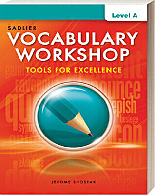 Vocabulary Workshop Enriched Student's Edition Grade 6, Level A