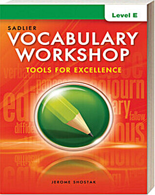 Vocabulary Workshop Enriched Student's Edition Grade 10, Level E