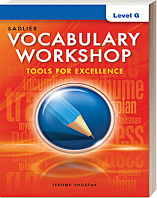 Vocabulary Workshop Enriched Student's Edition Grade 12, Level G