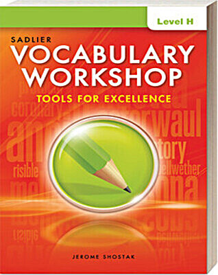 Vocabulary Workshop Enriched Student's Edition Grade 12+, Level H
