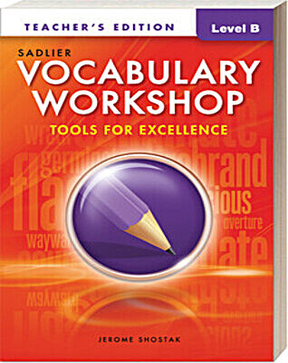 Vocabulary Workshop Enriched Teacher's Edition Grade 7, Level B