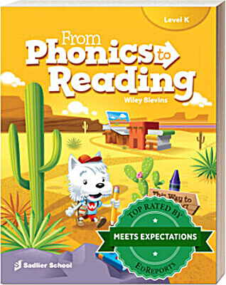 From Phonics to Reading Student Worktext Level K Grade K