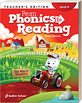 From Phonics to Reading Teacher Edition Level A Grade 1